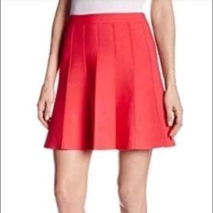 BCBGMaxazria Queeny Poppy Red Swing Skirt ❤️ NWT!